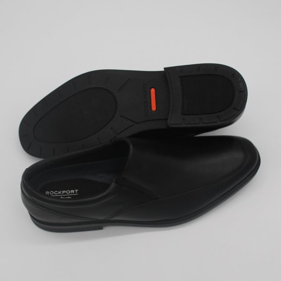 ROCKPORT DP OFFICE II APRONSO BLACK SLIP ON LOAFER main image 6